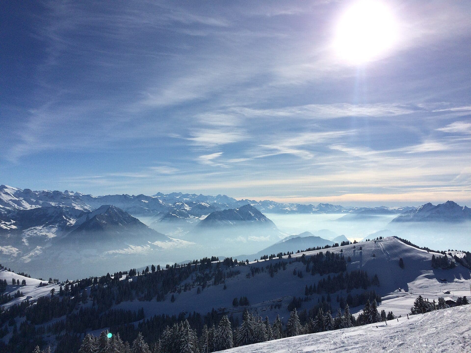 Rigi Kulm on the Alpine Panorama Trail, Switzerland