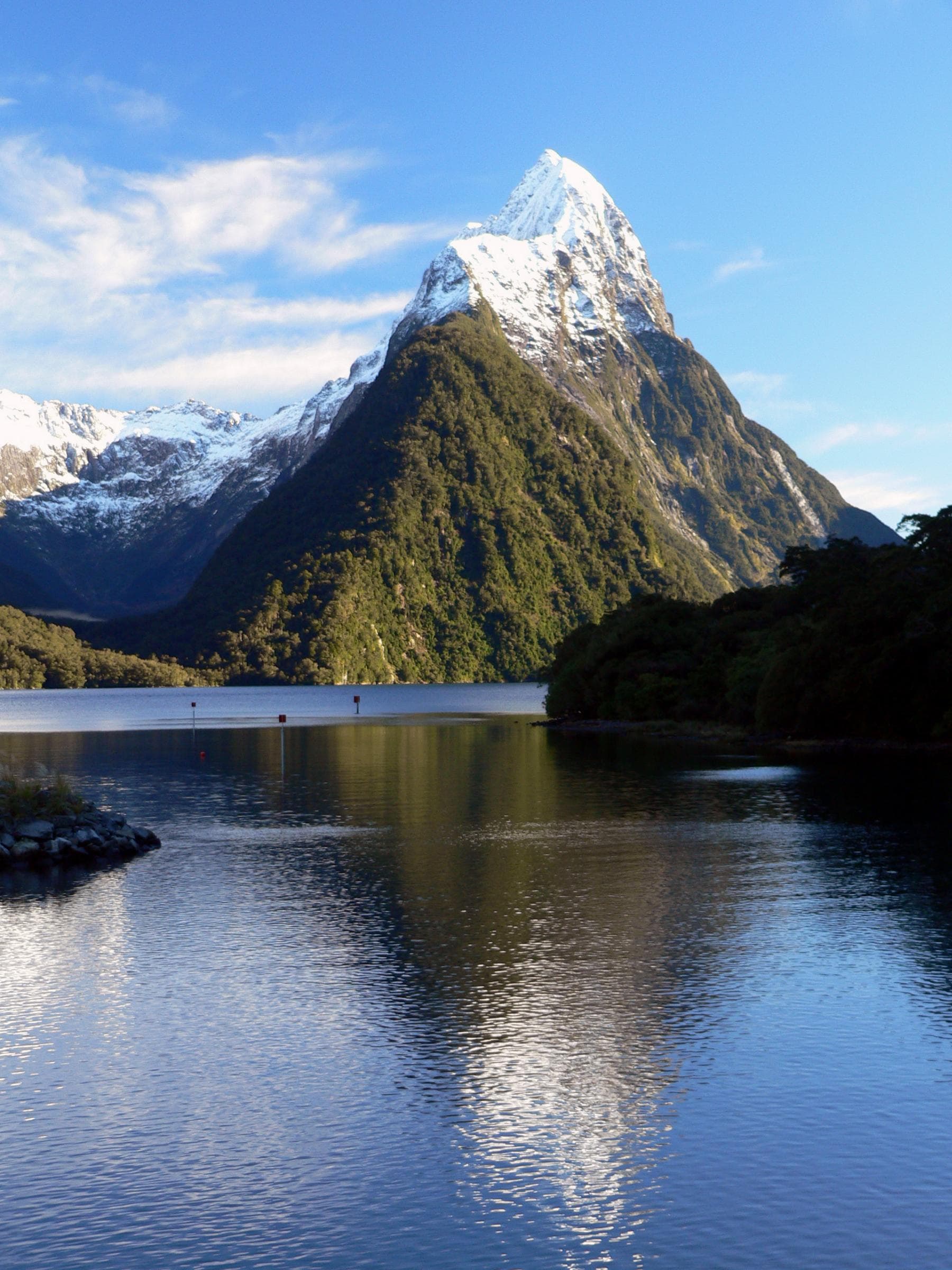 Milford Sound peaks, New Zealand