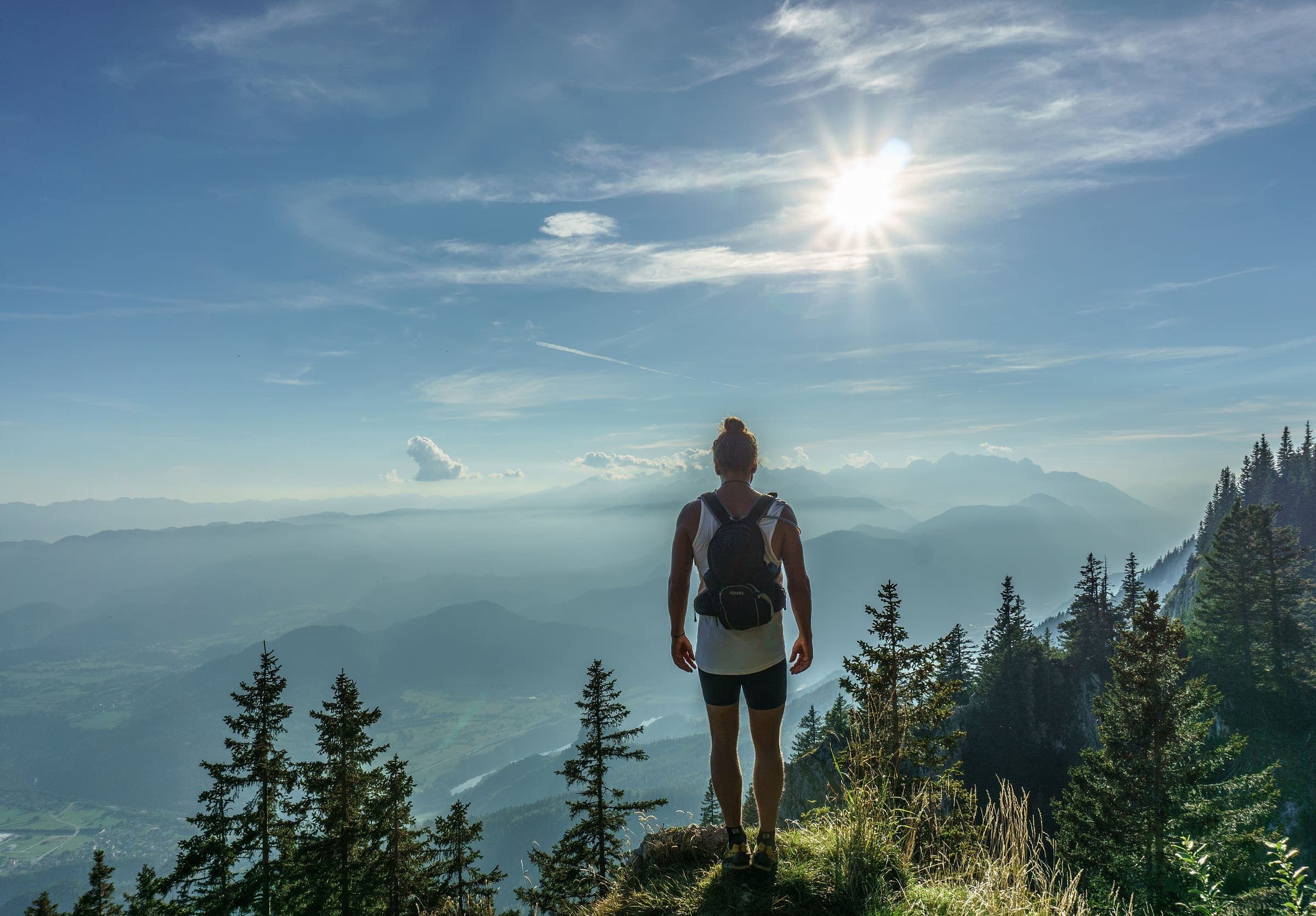 Mountain path above Jesenice, Slovenia