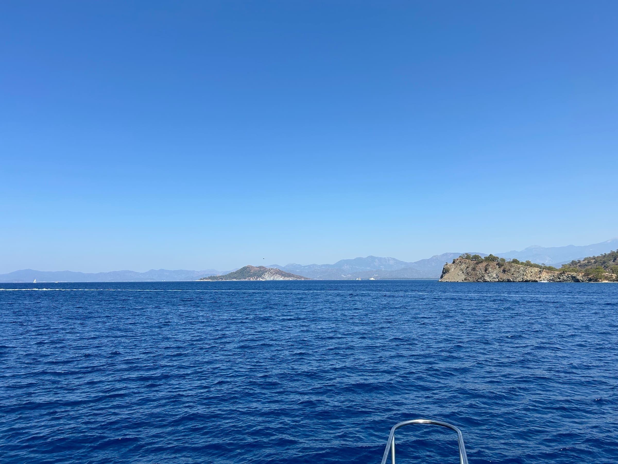 The Fethiye coast at Boncuklu, Türkiye