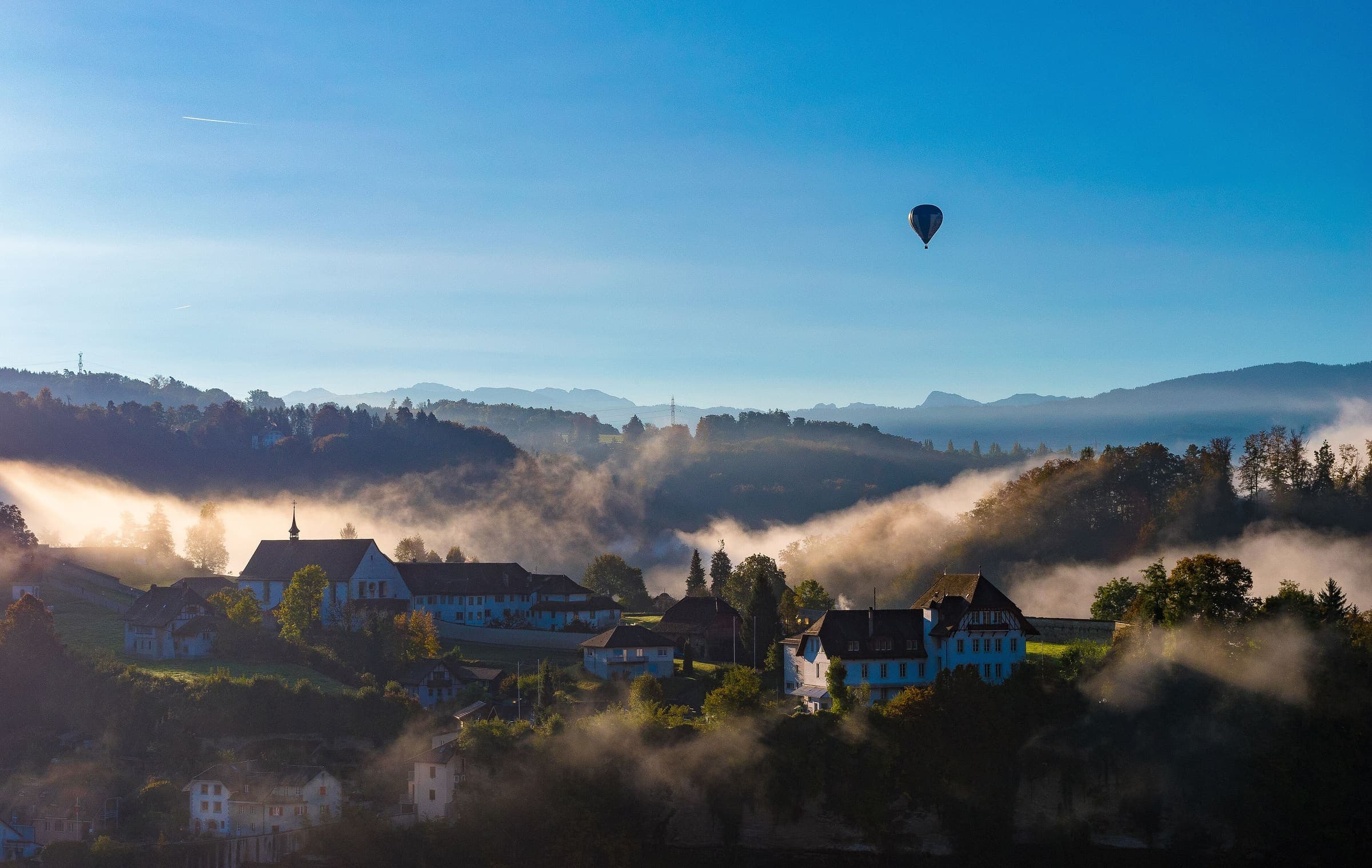 Fribourg countryside on Fribourg en diagonale