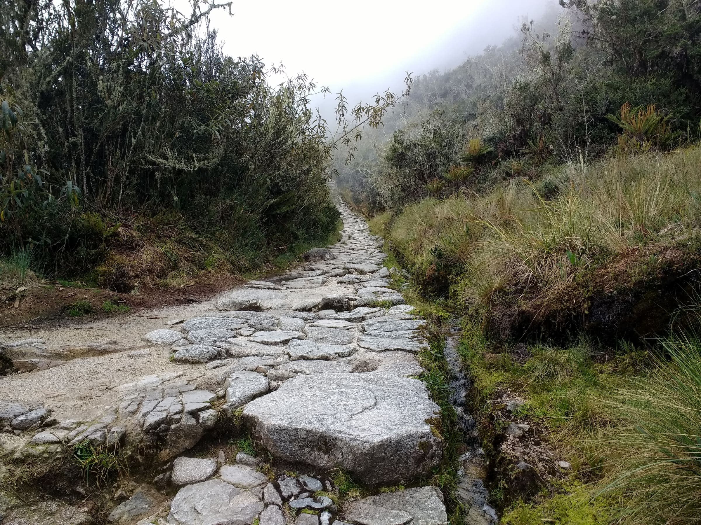 Stonework on the Inca Trail, Peru