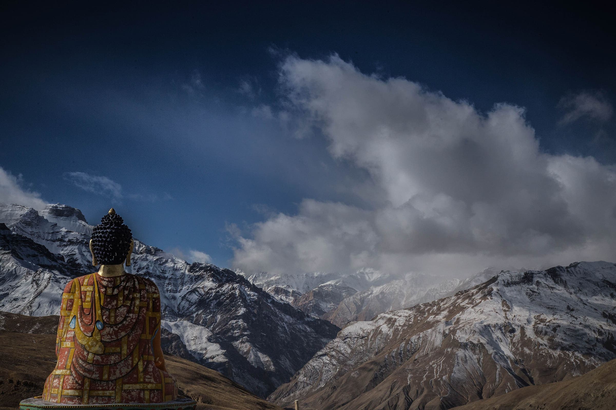 Dhauladhar high country toward Kareri Lake, Himachal Pradesh