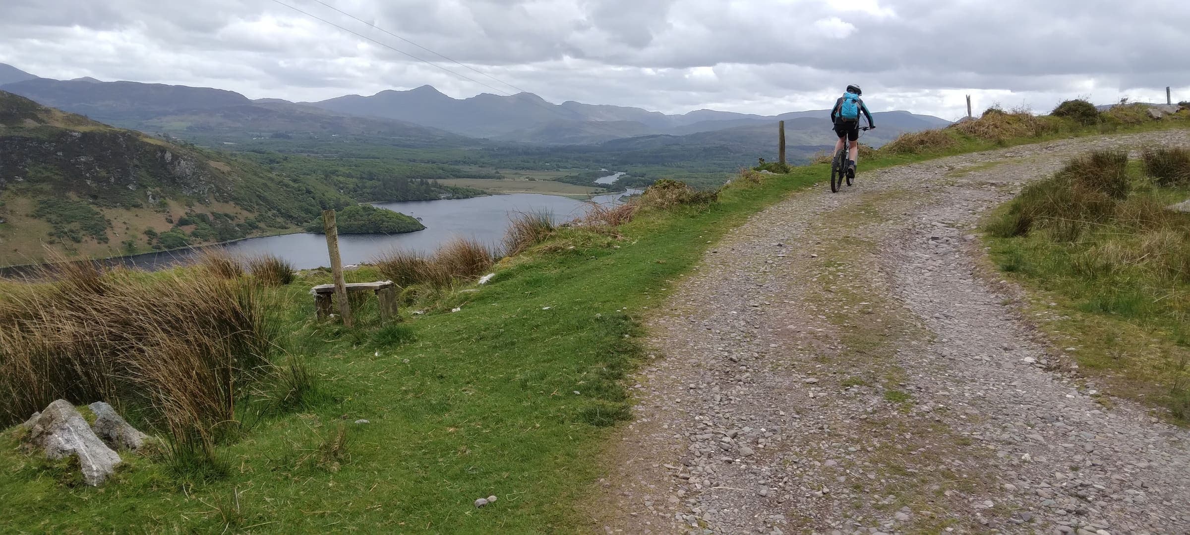 Kerry Way above Lough Caragh, Ireland