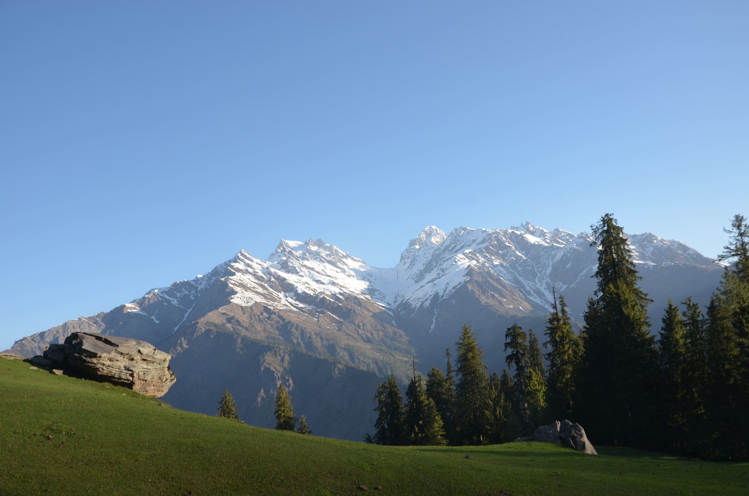 Khatling Glacier high country