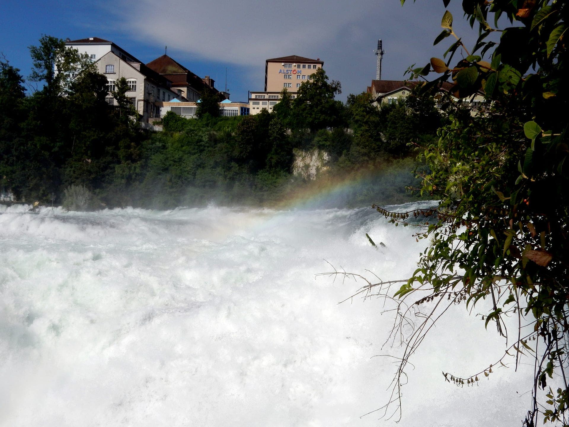 The Rhine Falls on the Klettgau-Rhein-Weg corridor