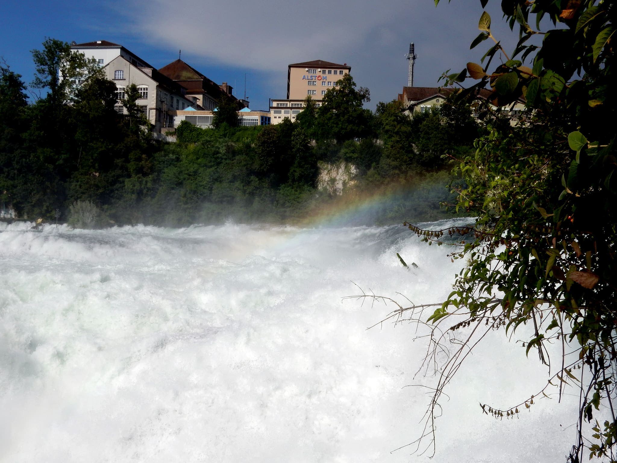 The Rhine Falls on the Klettgau-Rhein-Weg corridor