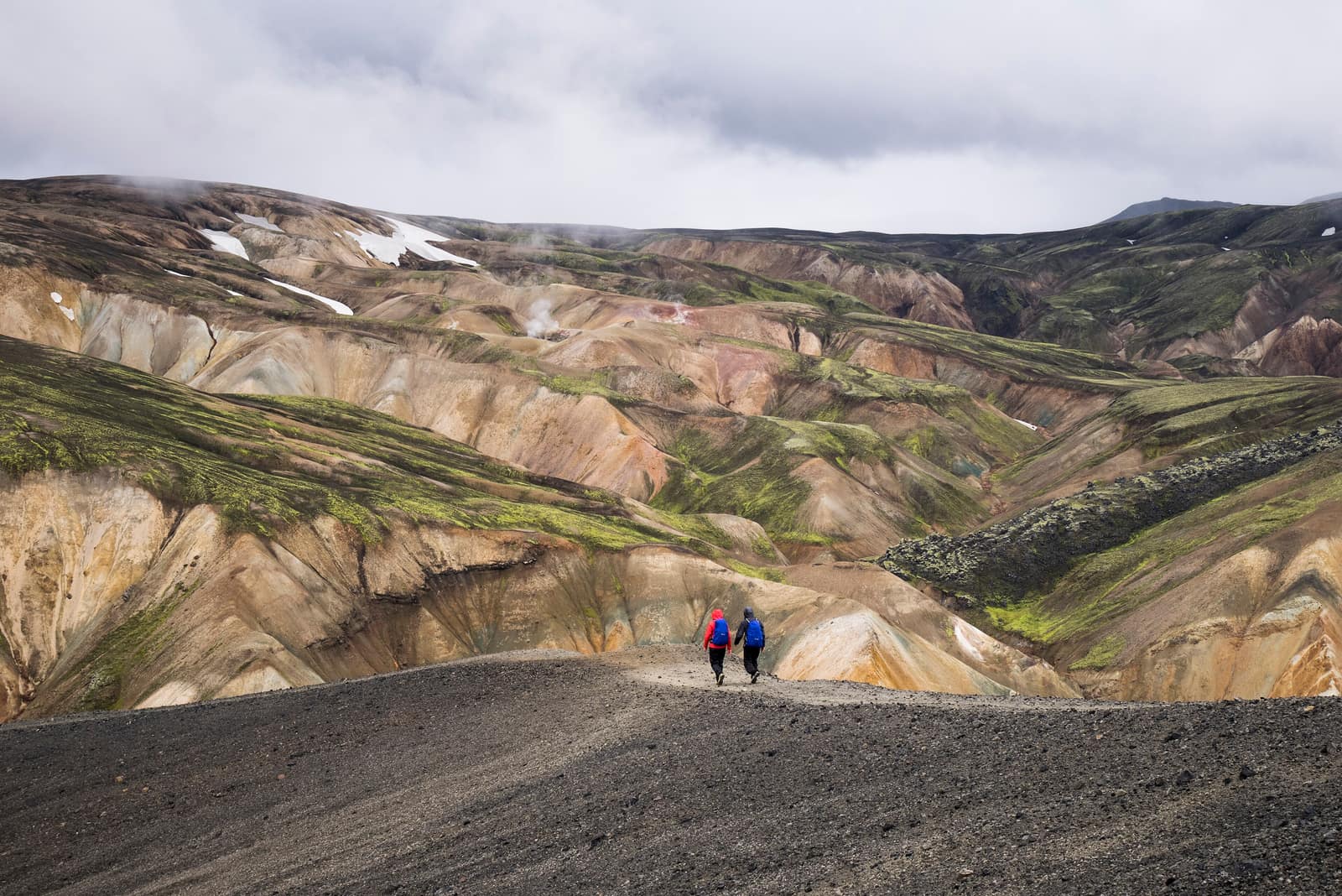 Rhyolite hills at Landmannalaugar, Iceland