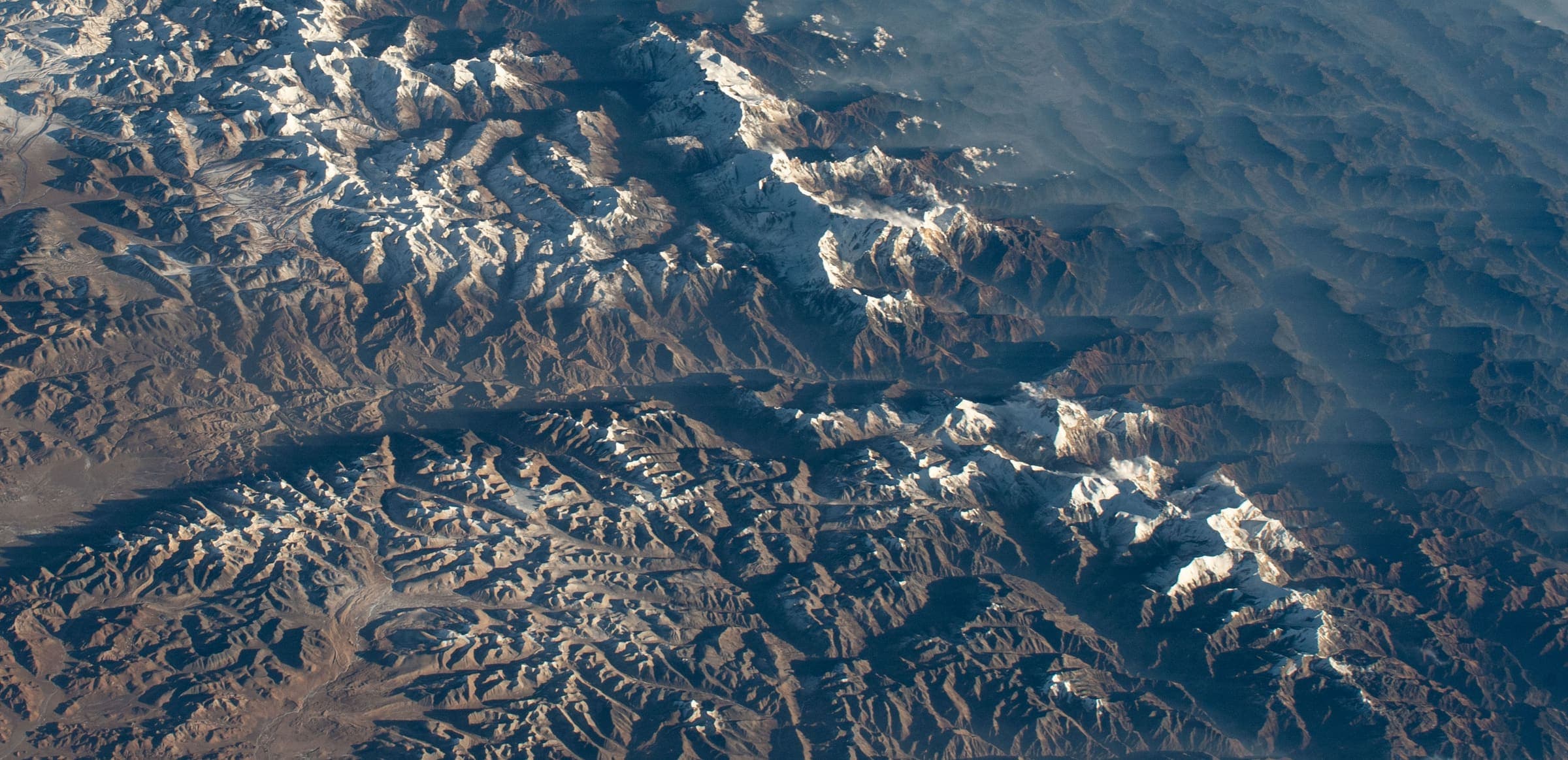 Annapurna Himal and the Kali Gandaki from orbit, Nepal