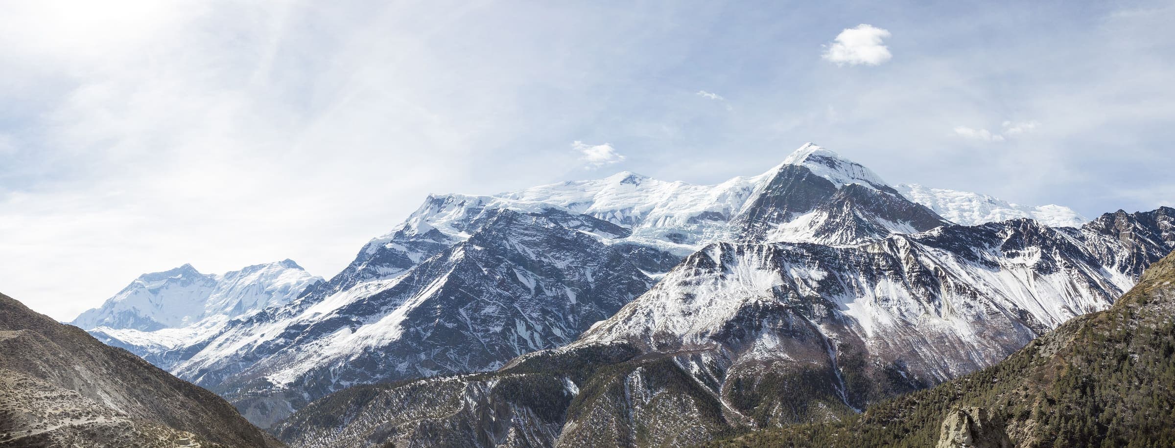 Snowy Annapurna range, Nepal