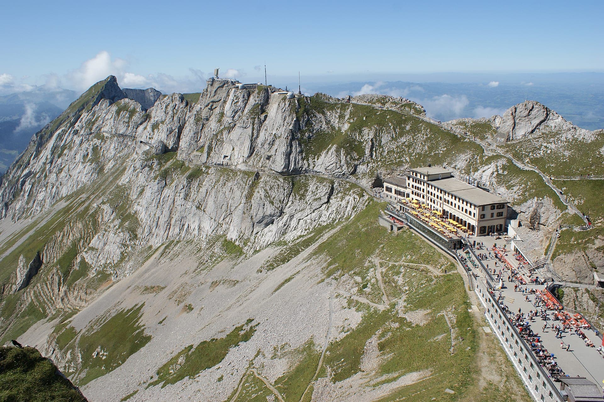 Pilatus on the Obwaldner Höhenweg