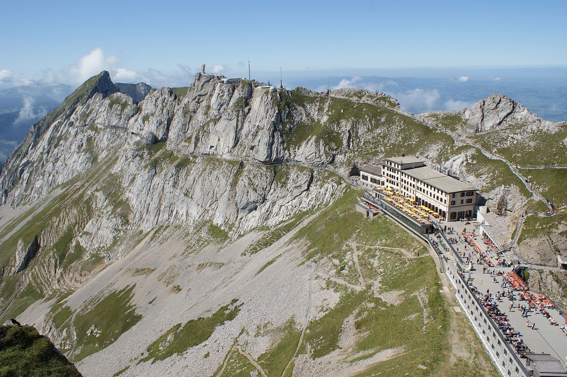 Pilatus on the Obwaldner Höhenweg