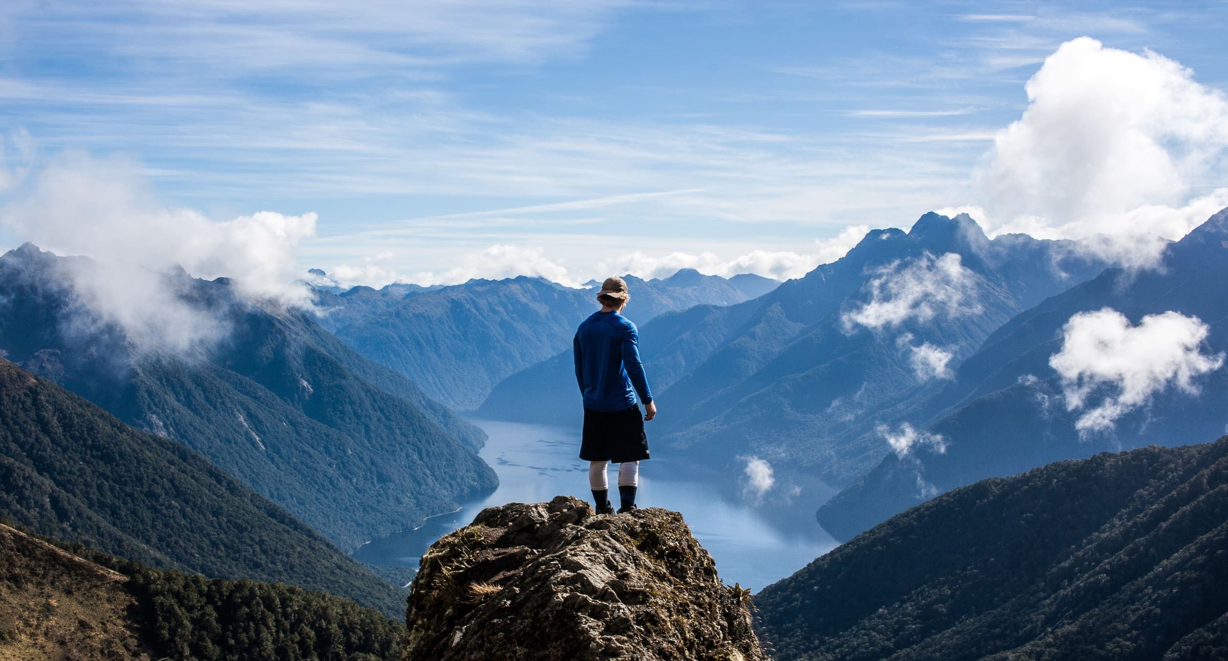 View from a mountain summit