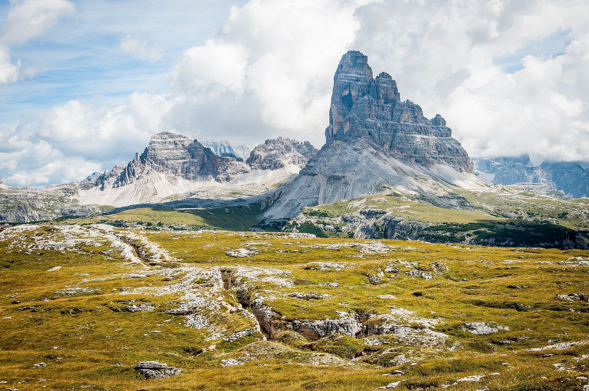 Dolomites from Monte Piana, Italy