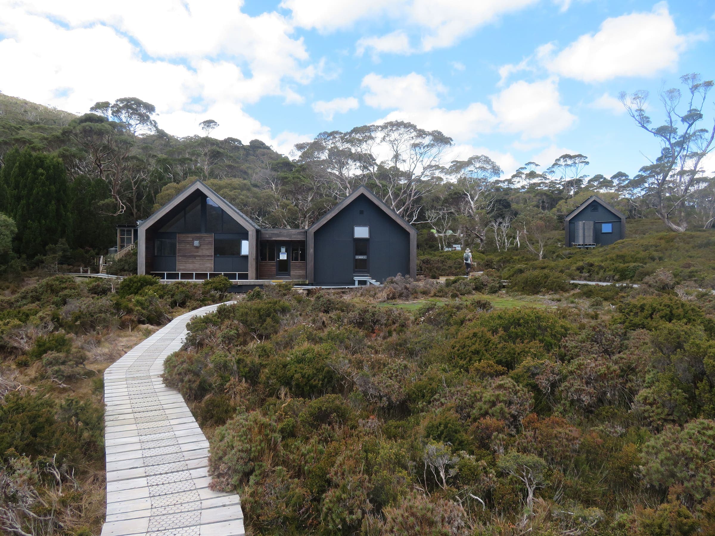 Waterfall Valley Hut on the Overland Track, Tasmania