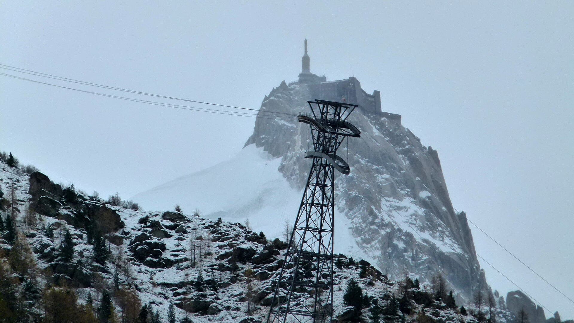 Mont Blanc from the Aiguille du Midi