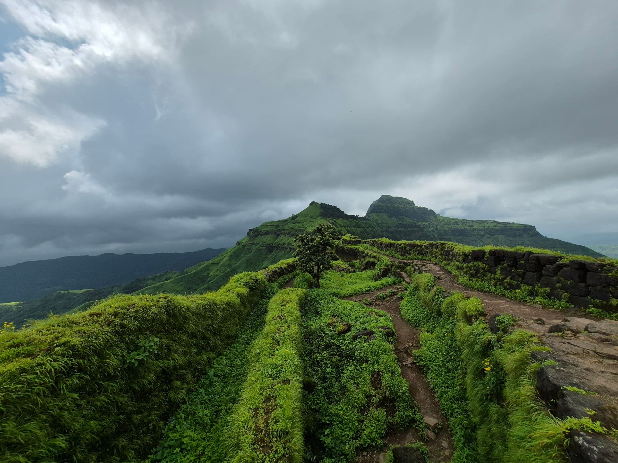 Parvatgad fort country, Western Ghats, Maharashtra