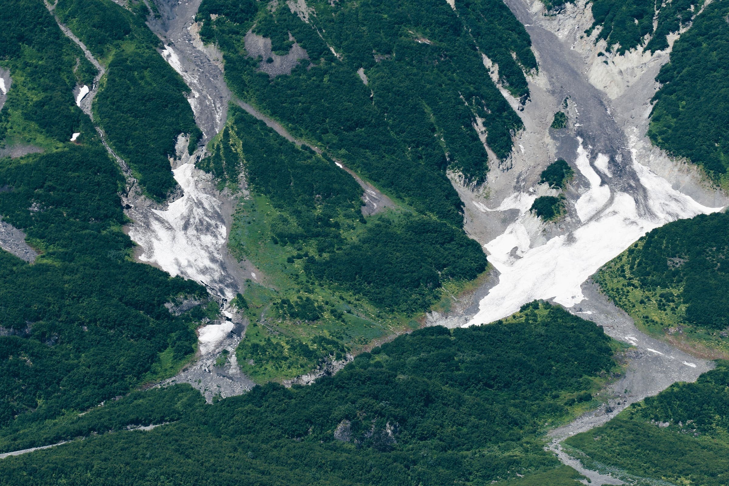 Green hill country on the Pielachtaler Pilgerweg corridor, Austria