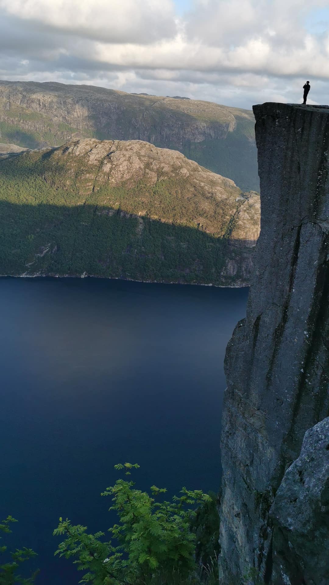 Preikestolen plateau above Lysefjord, Norway