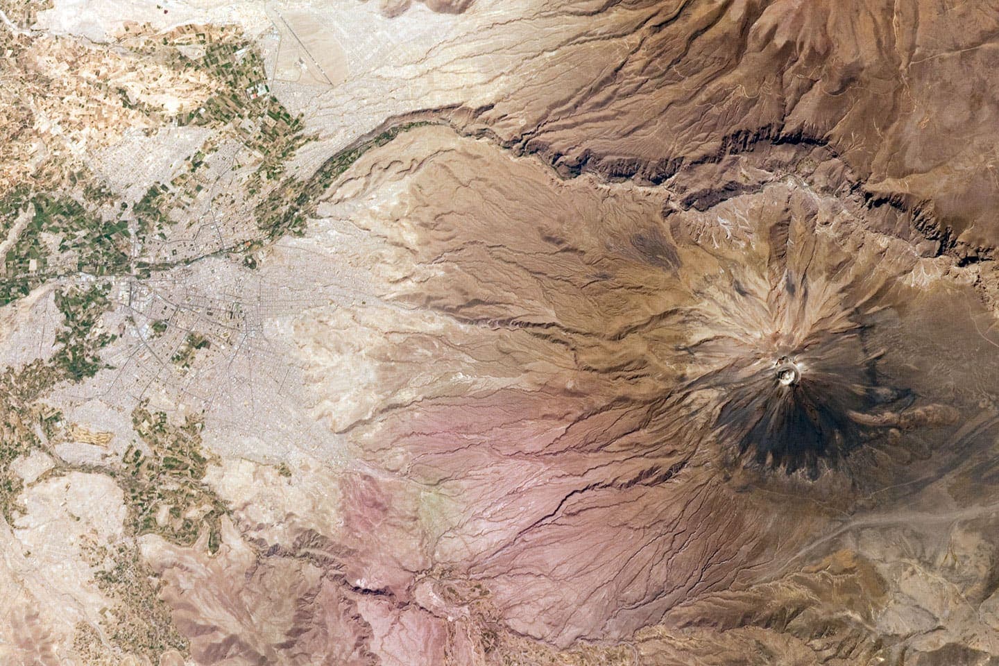 El Misti above Arequipa, Peru