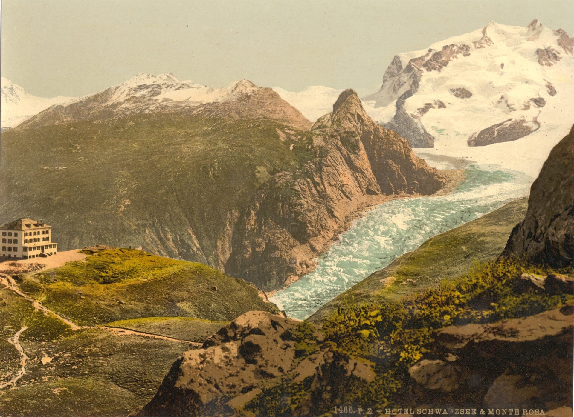 Monte Rosa from the Saas–Zermatt corridor, Valais