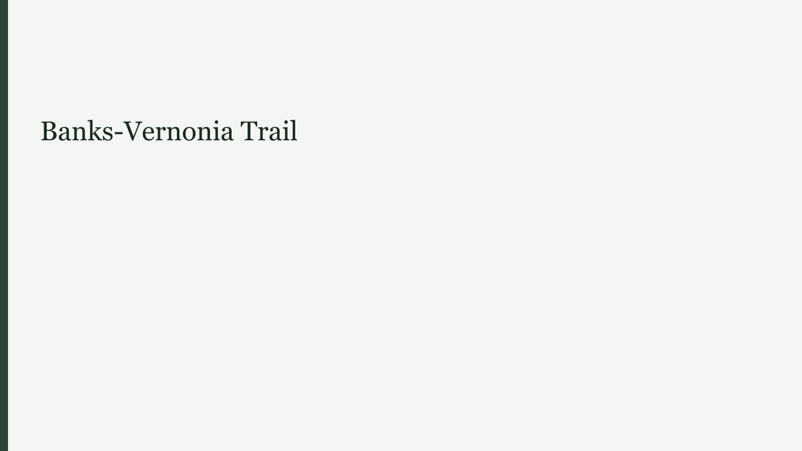 Banks-Vernonia Trail