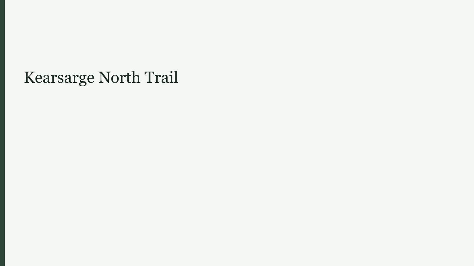 Kearsarge North Trail