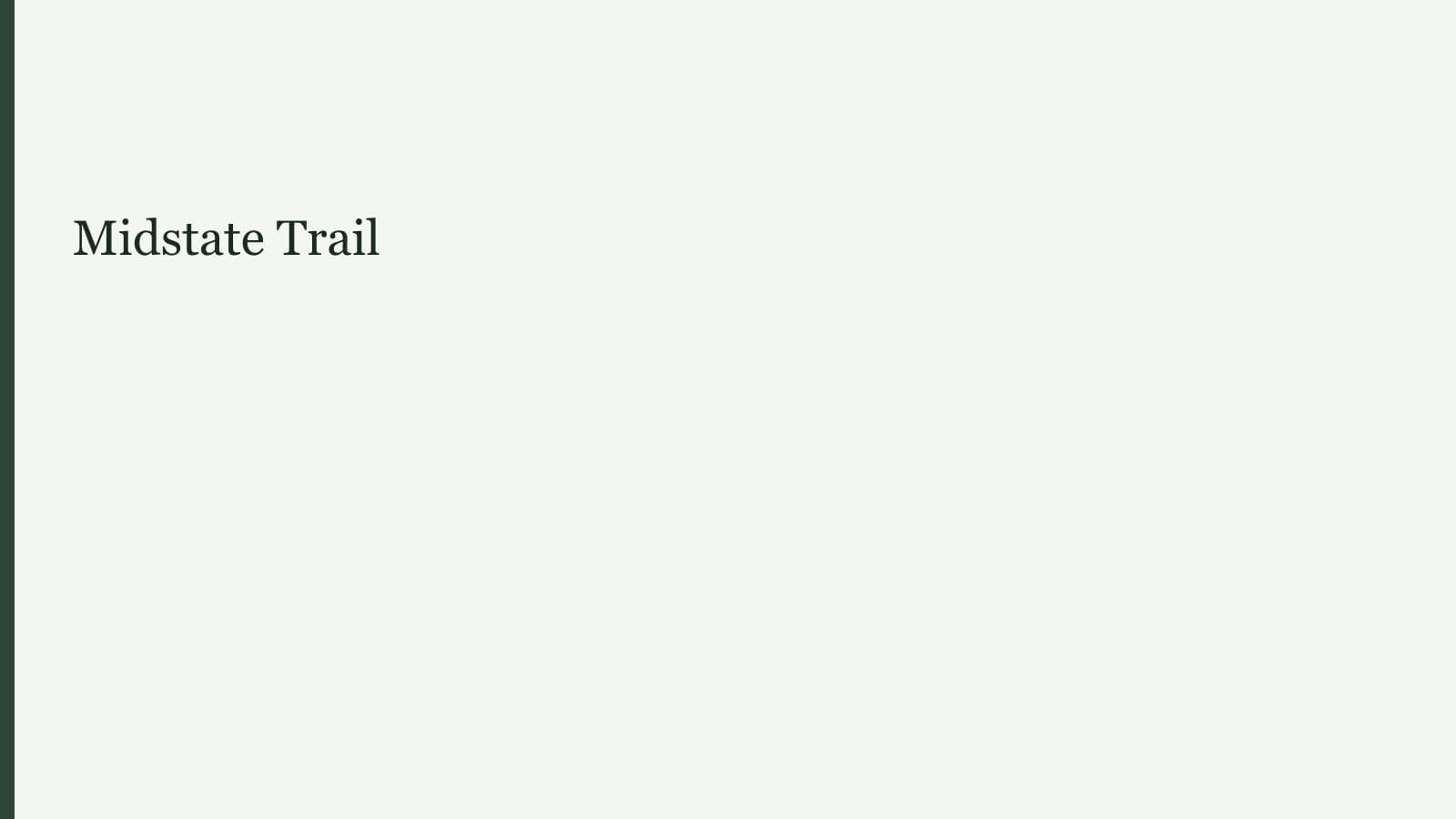 Midstate Trail