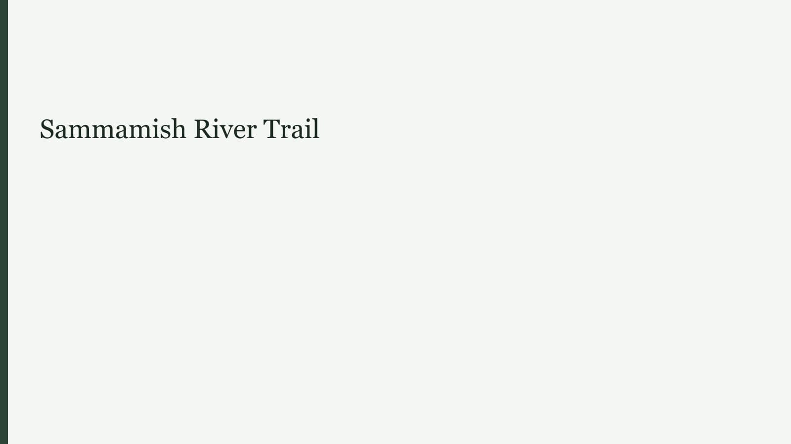 Sammamish River Trail