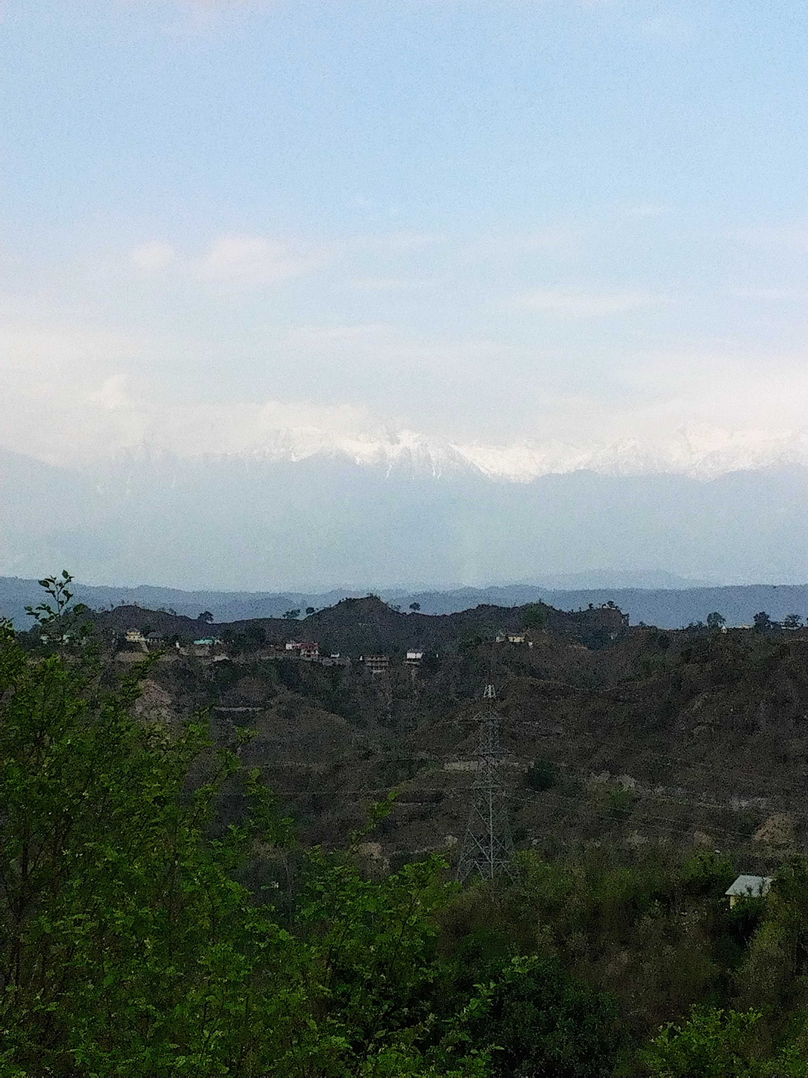 Dhauladhar range above Triund, Himachal Pradesh