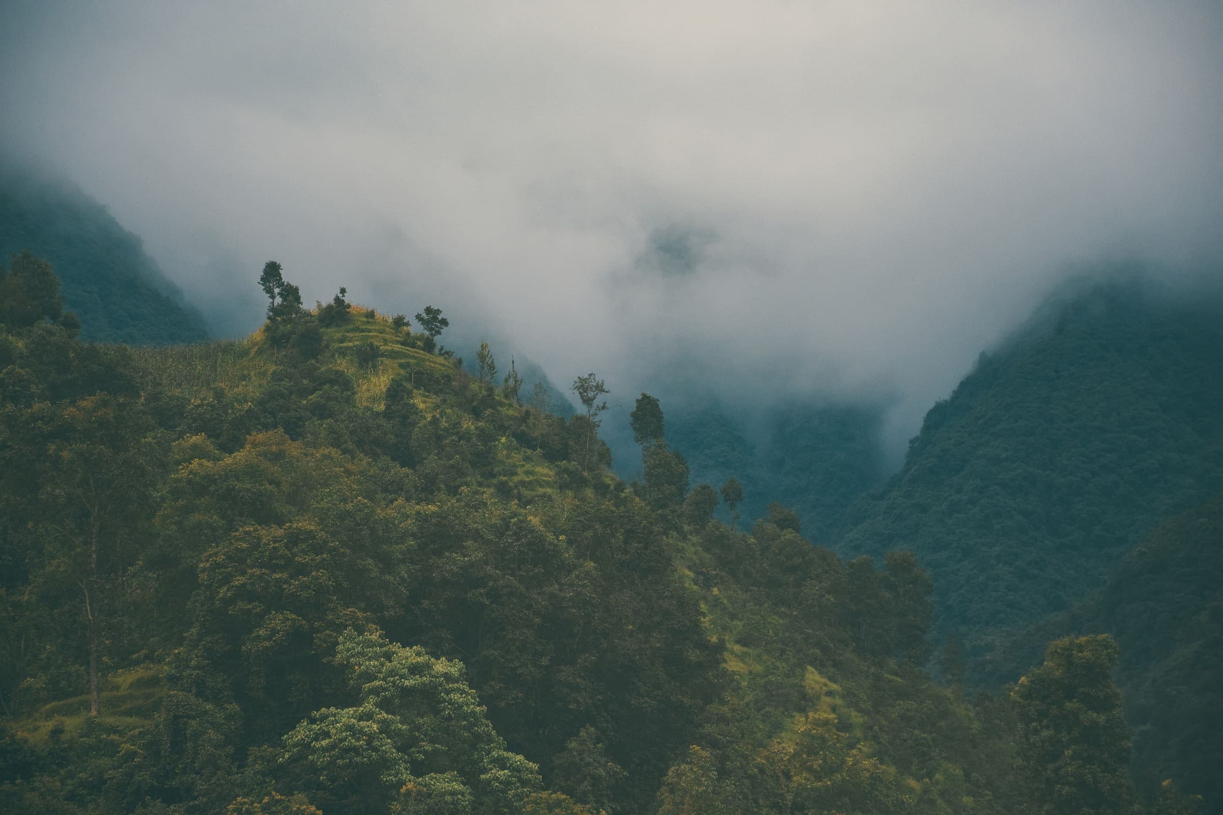 Tsum Valley high country east of Manaslu, Nepal