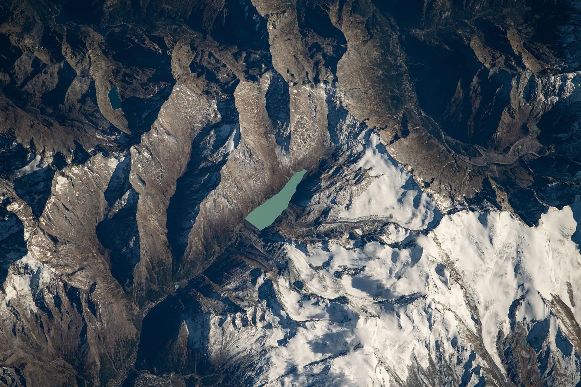 Mattmarksee in the Valais Alps on the ViaStockalper corridor